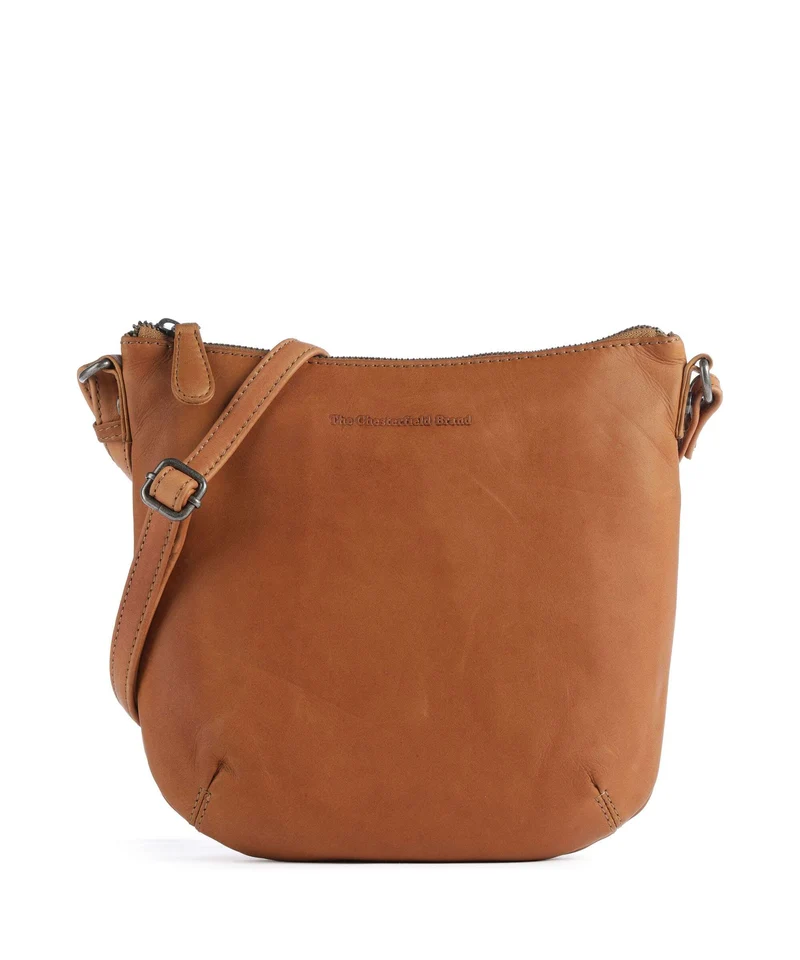 The Chesterfield Brand Wax Pull Up Cow Redding Sac bandoulière cognac