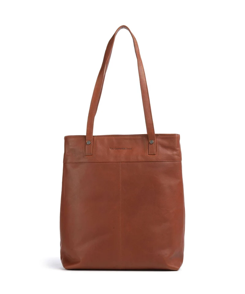 The Chesterfield Brand Wax Pull Up Cow Solvia Cabas cognac
