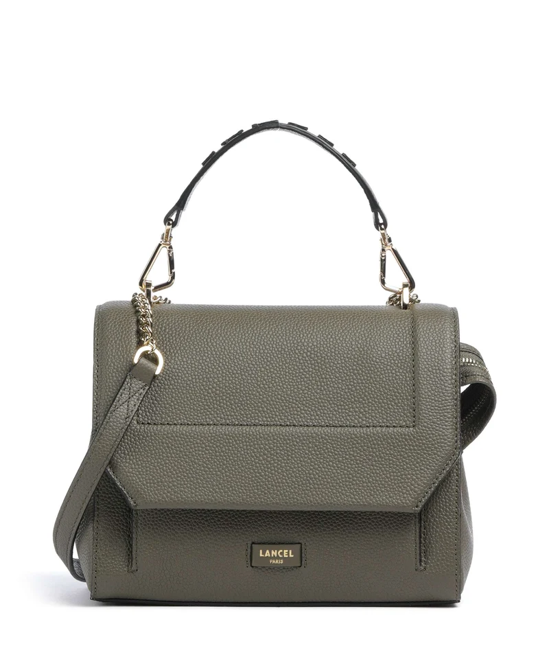 Lancel Ninon M Sac porté épaule dark khaki