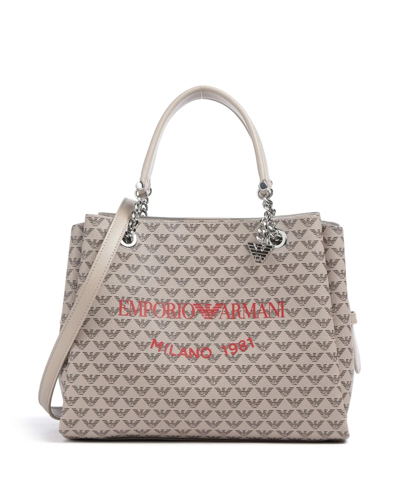 Emporio Armani Annie Sac à main ecru/moro/rosso