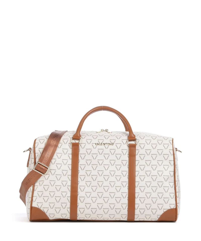 Valentino Bags Lady Re Sac week-end bianco/cuoio