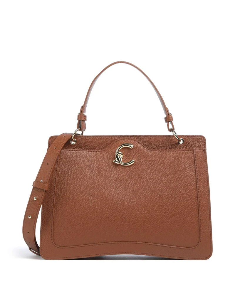 Coccinelle C-Me Sac à main cognac
