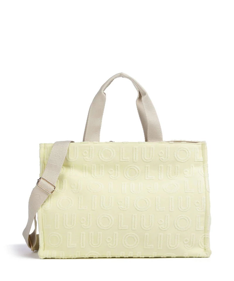 Liu Jo Logo Cabas pale yellow