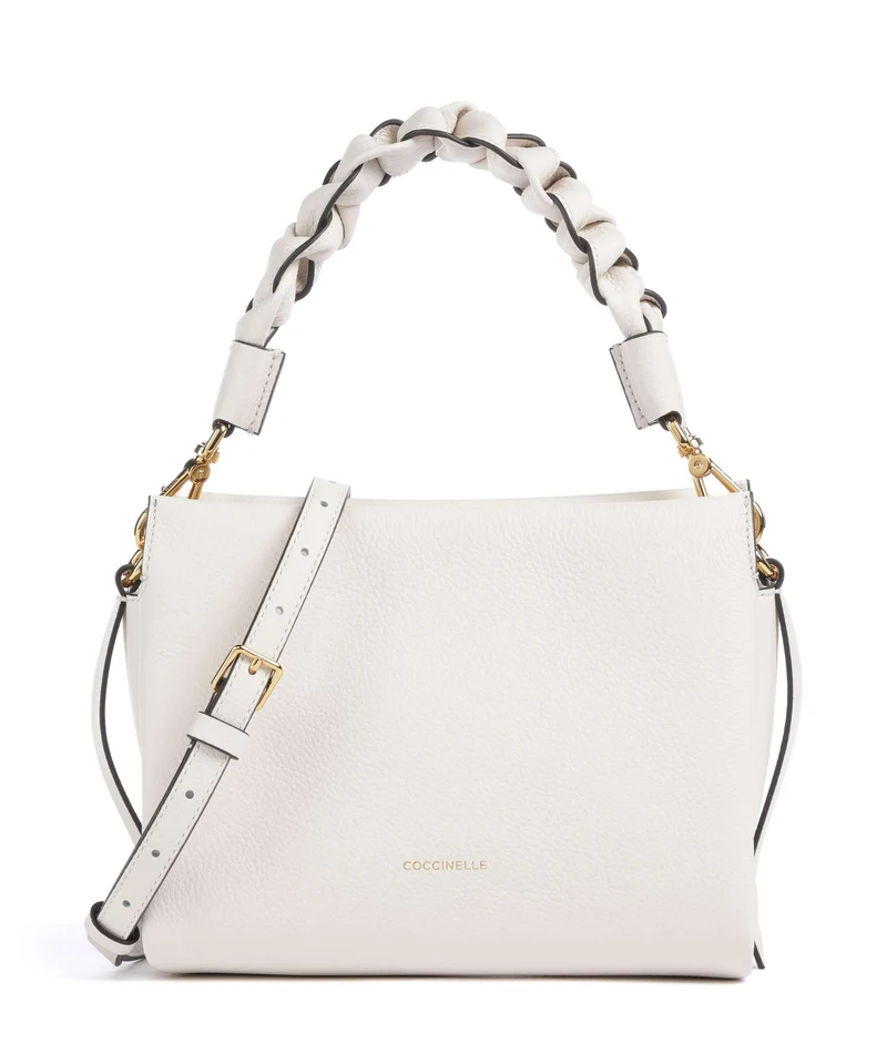 Coccinelle Boheme Grana Double Sac à main blanco/skin