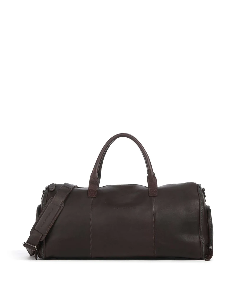 The Chesterfield Brand Wax Pull Up Cow Finlay Sac week-end brown