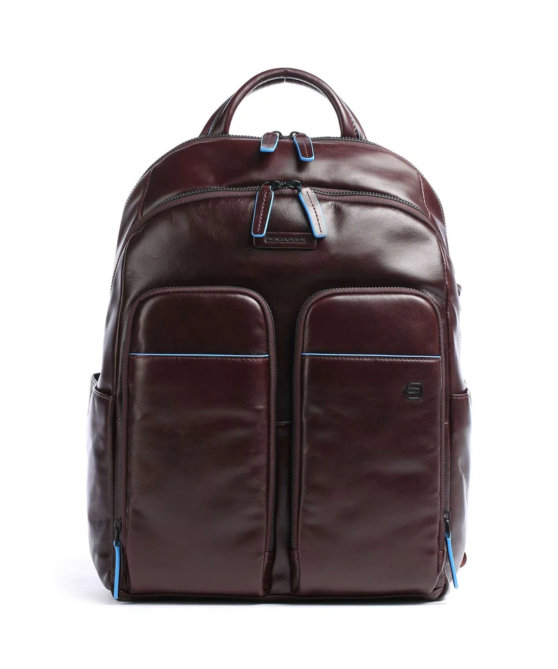 Piquadro Blue Square Revamp Sac à dos d'ordinateur mahogany