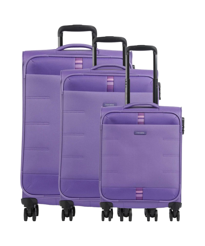 Travelite Rügen Set de valise (4 roues) lila